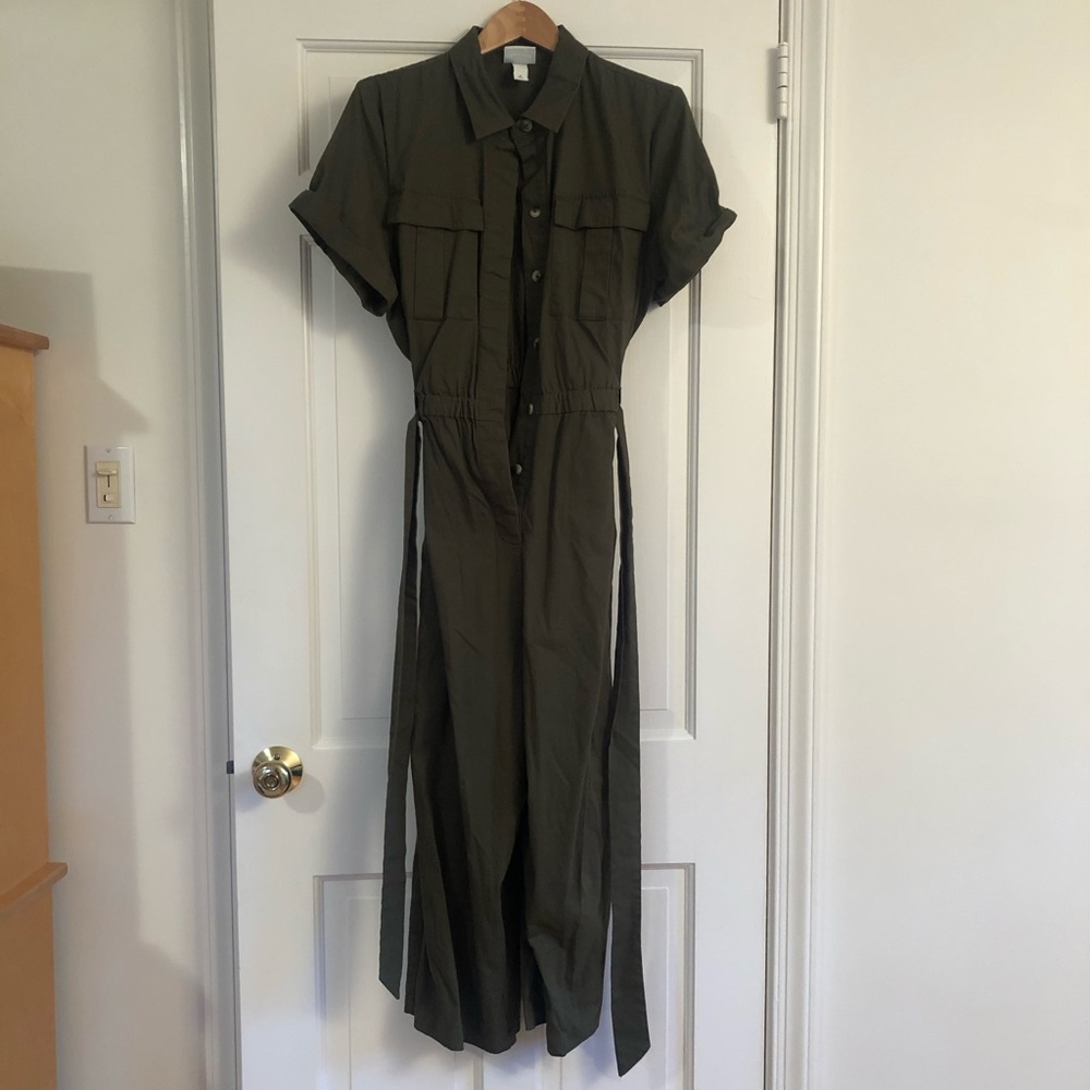 Ava & Viv Hunter Green Romper